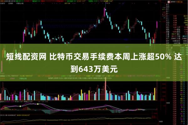 短线配资网 比特币交易手续费本周上涨超50% 达到643万美元