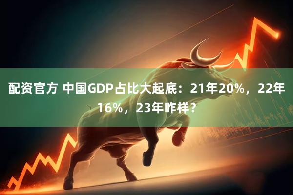 配资官方 中国GDP占比大起底：21年20%，22年16%，23年咋样？